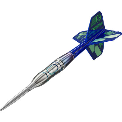 Target Japan Haruki Muramatsu Rising Sun Gen 9 Smooth 90% Tungsten Swiss Point Steel Tip Dart Set