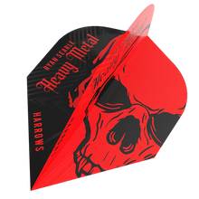 Harrows Ryan Searle Heavy Metal Red 100 micron No6 Dart Flights