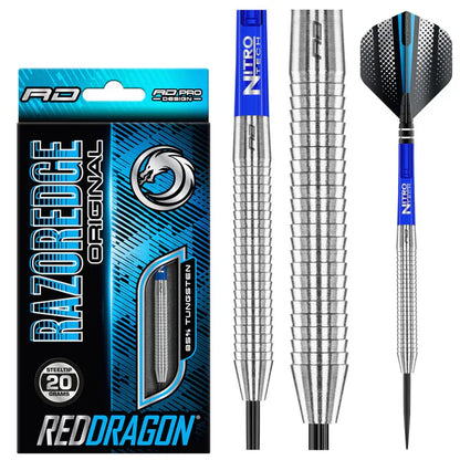Red Dragon Razor Edge 85% Tungsten Steel Tip Dart Set