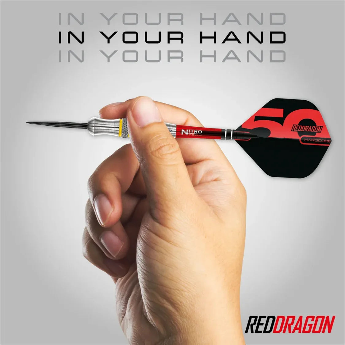 Red Dragon 50 Anniversary Chunky Stumpy 7 85% Tungsten Steel Tip Dart Set