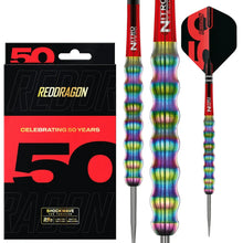Red Dragon 50 Anniversary Shockwave 1 90% Tungsten Steel Tip Dart Set