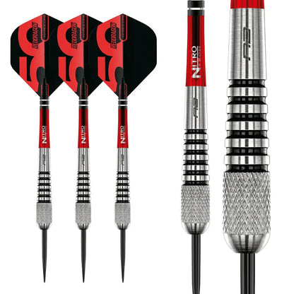 Red Dragon 50 Anniversary Flightmaster Torpedo 2 80% Tungsten Steel Tip Dart Set