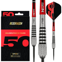 Red Dragon 50 Anniversary Flightmaster Torpedo 2 80% Tungsten Steel Tip Dart Set