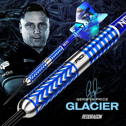Red Dragon Gerwyn Price Glacier 90% Tungsten Steel Tip Dart Set