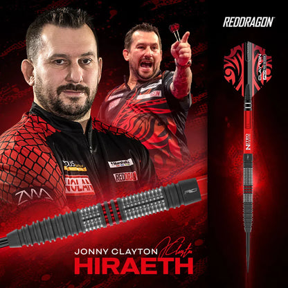 Red Dragon Jonny Clayton Hiraeth 90% Tungsten Steel Tip Dart Set