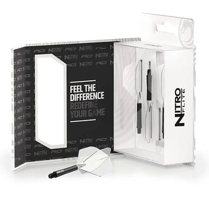 Red Dragon Nitro Flite Black Shaft and Clear Flight