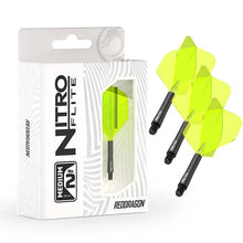 Red Dragon Nitro Flite Black Shaft and Yellow Flight