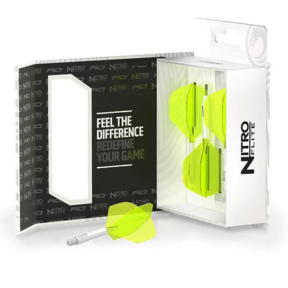 Red Dragon Nitro Flite White Shaft and Yellow Flight