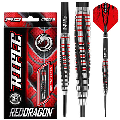 Red Dragon Rifle 90% Tungsten Steel Tip Dart Set