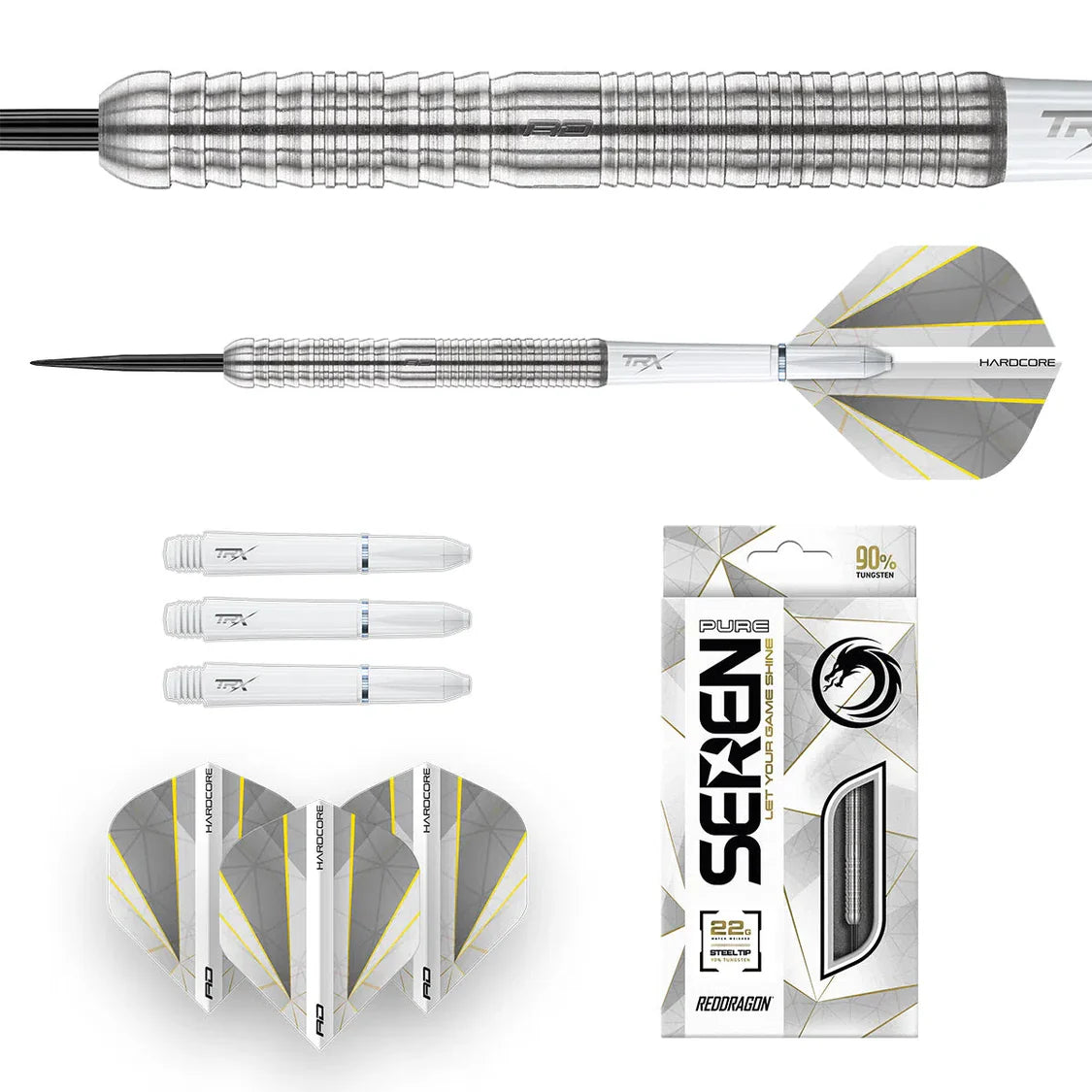 Red Dragon Seren 1 Pure 90% Tungsten Steel Tip Dart Set