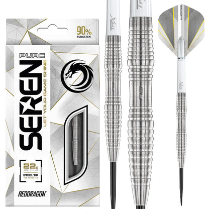 Red Dragon Seren 3 Pure 90% Tungsten Steel Tip Dart Set
