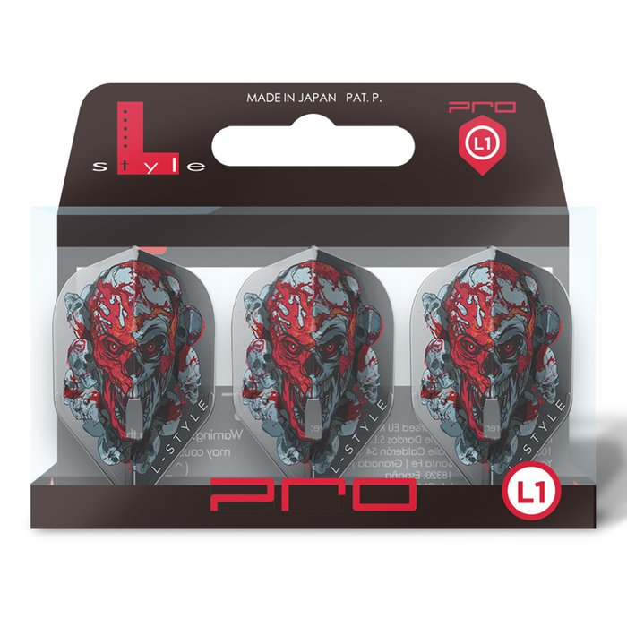 L-Style L1PRO Ryan Searle V4 Clear Black Flights