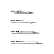Harrows Silver HM Grip Quick Points