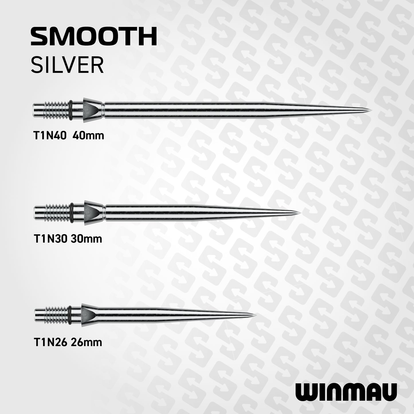 Winmau Smooth Silver Effect Switch Point