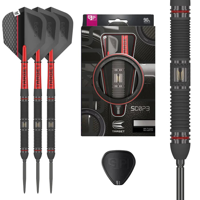 Target Scope 01 90% Tungsten Swiss Point Steel Tip Dart Set