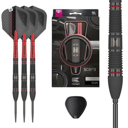 Target Scope 02 90% Tungsten Swiss Point Steel Tip Dart Set