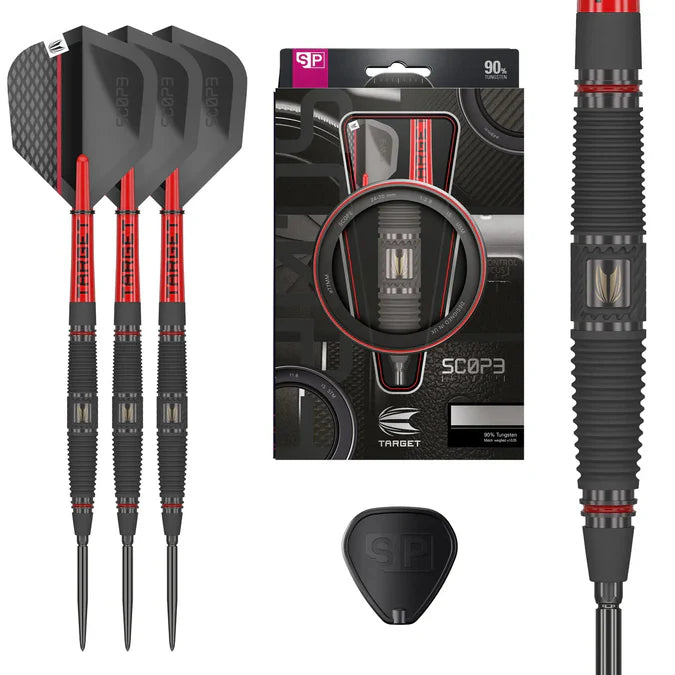 Target Scope 04 90% Tungsten Swiss Point Steel Tip Dart Set