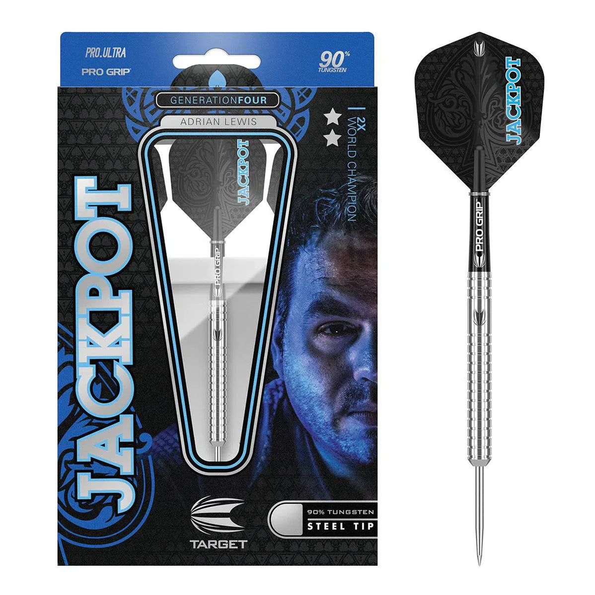 Target Adrian Lewis G4 90% Tungsten Steel Tip Dart Set