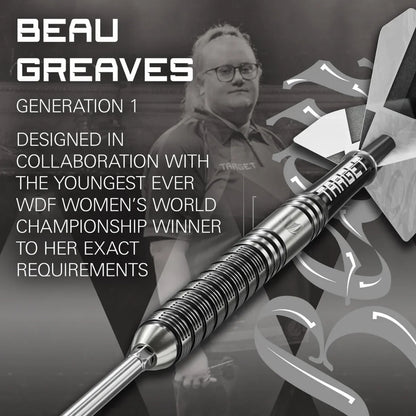 Target Beau Greaves G1 90% Tungsten Steel Tip Dart Set