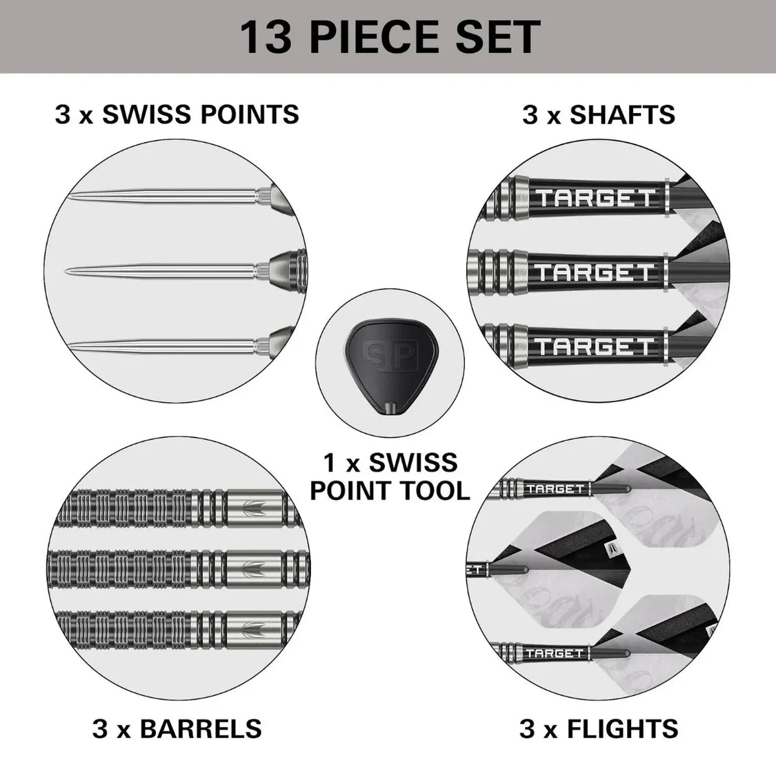Target Beau Greaves G1 90% Tungsten Steel Tip Dart Set