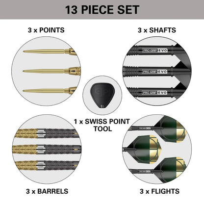 Target Cult Envy 01 90% Tungsten Swiss Point Steel Tip Dart Set