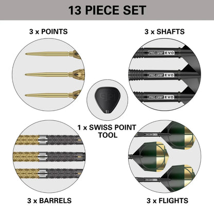 Target Cult Envy 03 90% Tungsten Swiss Point Steel Tip Dart Set