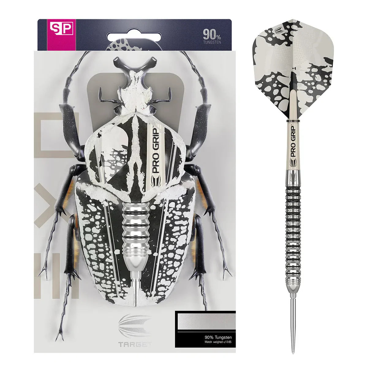 Target Exo 01 90% Tungsten Swiss Point Steel Tip Dart Set