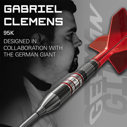 Target Gabriel Clemens 95K 95% Tungsten Swiss Point Steel Tip Dart Set