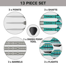 Target Hydro 02 90% Tungsten Swiss Point Steel Tip Dart Set