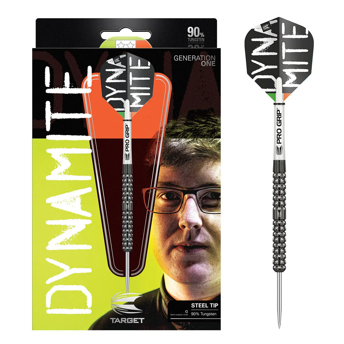 Target Keane Barry 90% Tungsten Swiss Point Steel Tip Dart Set