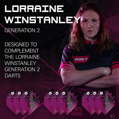 Target Lorraine Winstanley G2 Pro Ultra No2 100 micron Dart Flights (3 Sets)
