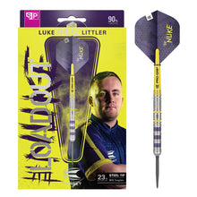 Target Luke Littler Loadout 90% Tungsten Swiss Point Steel Tip Dart Set