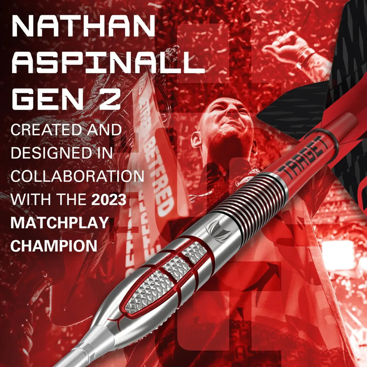 Target Nathan Aspinall G2 95% Tungsten Swiss Point Steel Tip Dart Set
