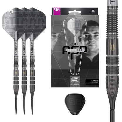 Target Nathan Aspinall x Echo 90% Tungsten Swiss Point Steel Tip Dart Set