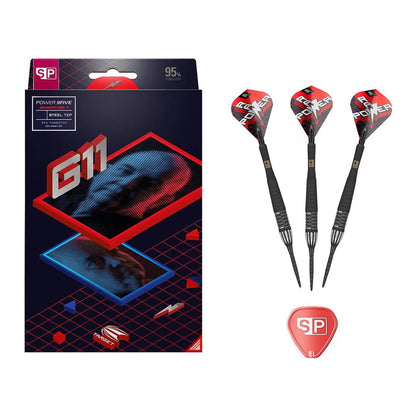 Target Phil Taylor Raw Power G11 95% Tungsten Swiss Point Steel Tip Dart Set