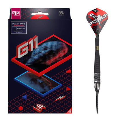 Target Phil Taylor Raw Power G11 95% Tungsten Swiss Point Steel Tip Dart Set