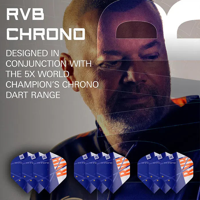 Target Raymond Van Barneveld Chrono Pro Ultra No2 Dart Flights (x 3 Sets)