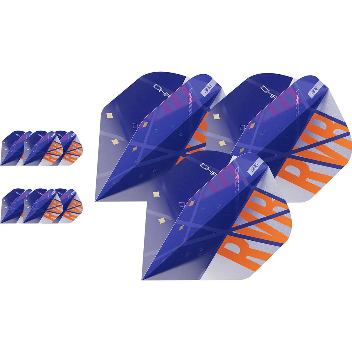 Target Raymond Van Barneveld Chrono Pro Ultra No2 Dart Flights (x 3 Sets)