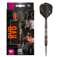 Target Raymond Van Barneveld 80% Tungsten Black Swiss Point Steel Tip Dart Set