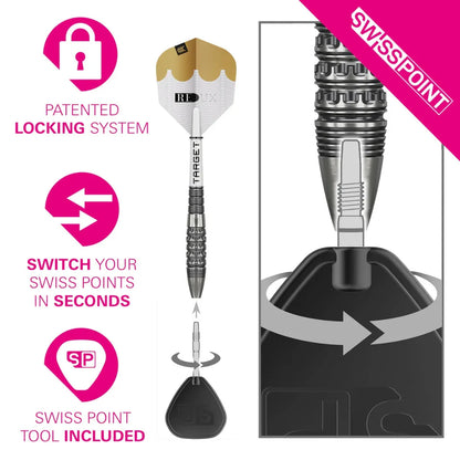 Target Redux 02 Swiss Point Steel Tip Dart Set