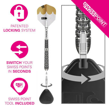 Target Redux 03 Swiss Point Steel Tip Dart Set