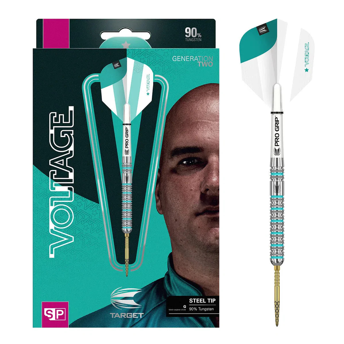 Target Rob Cross G2 90% Tungsten Swiss Point Steel Tip Dart Set