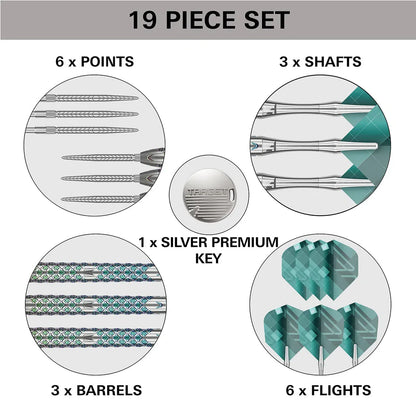 Target Rove 01 90% Tungsten Swiss Point Steel Tip Dart Set