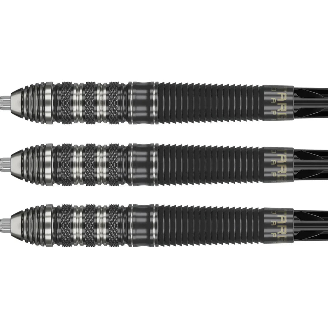 Target Japan Black Marque Armageddon G2 90% Tungsten Swiss Point Steel Tip Dart Set