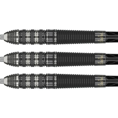 Target Japan Black Marque Armageddon G2 90% Tungsten Swiss Point Steel Tip Dart Set