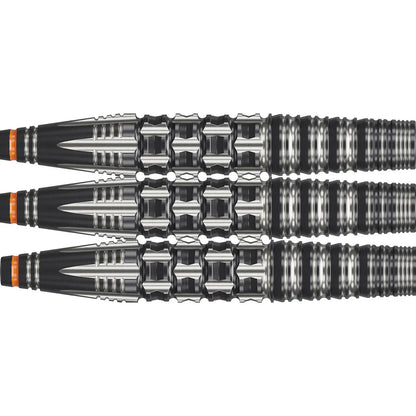 Target Japan Black Marque Dancing Duck G4 90% Tungsten Swiss Point Steel Tip Dart Set