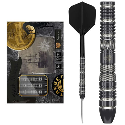 Target Japan Black Marque Dragon G3 90% Tungsten Swiss Point Steel Tip Dart Set