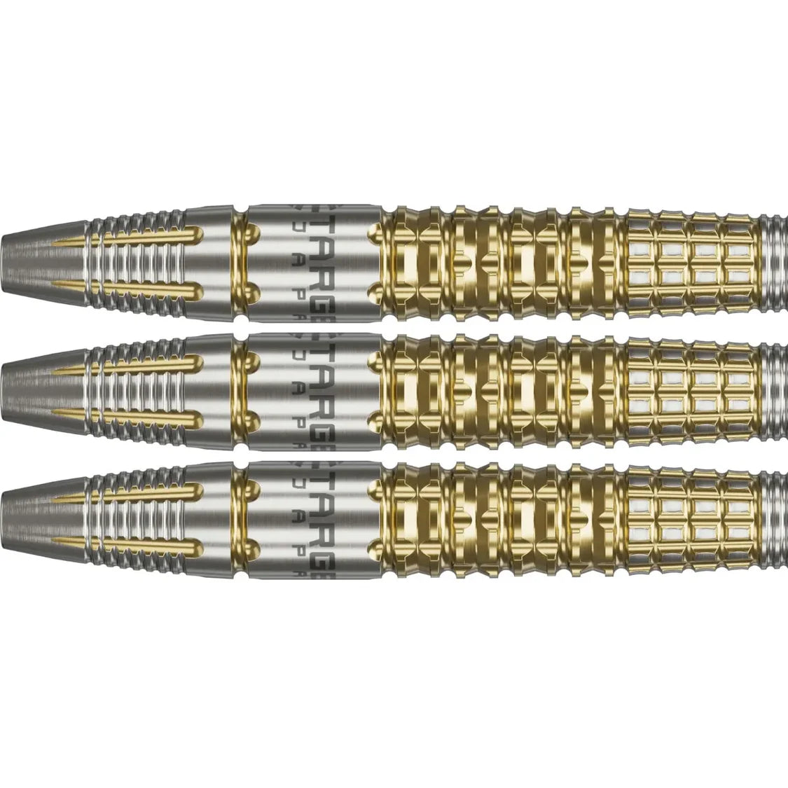 Target Japan Black Marque Warrior 90% Tungsten Swiss Point Steel Tip Dart Set