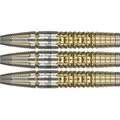 Target Japan Black Marque Warrior 90% Tungsten Swiss Point Steel Tip Dart Set