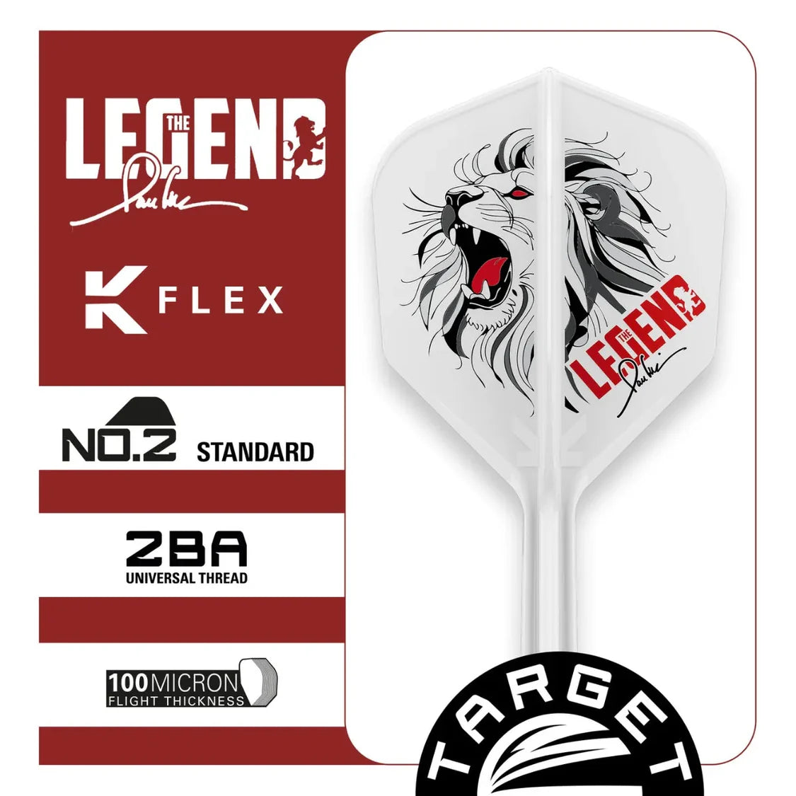 Target Japan Paul Lim The Legend K-Flex No2 Dart Flights